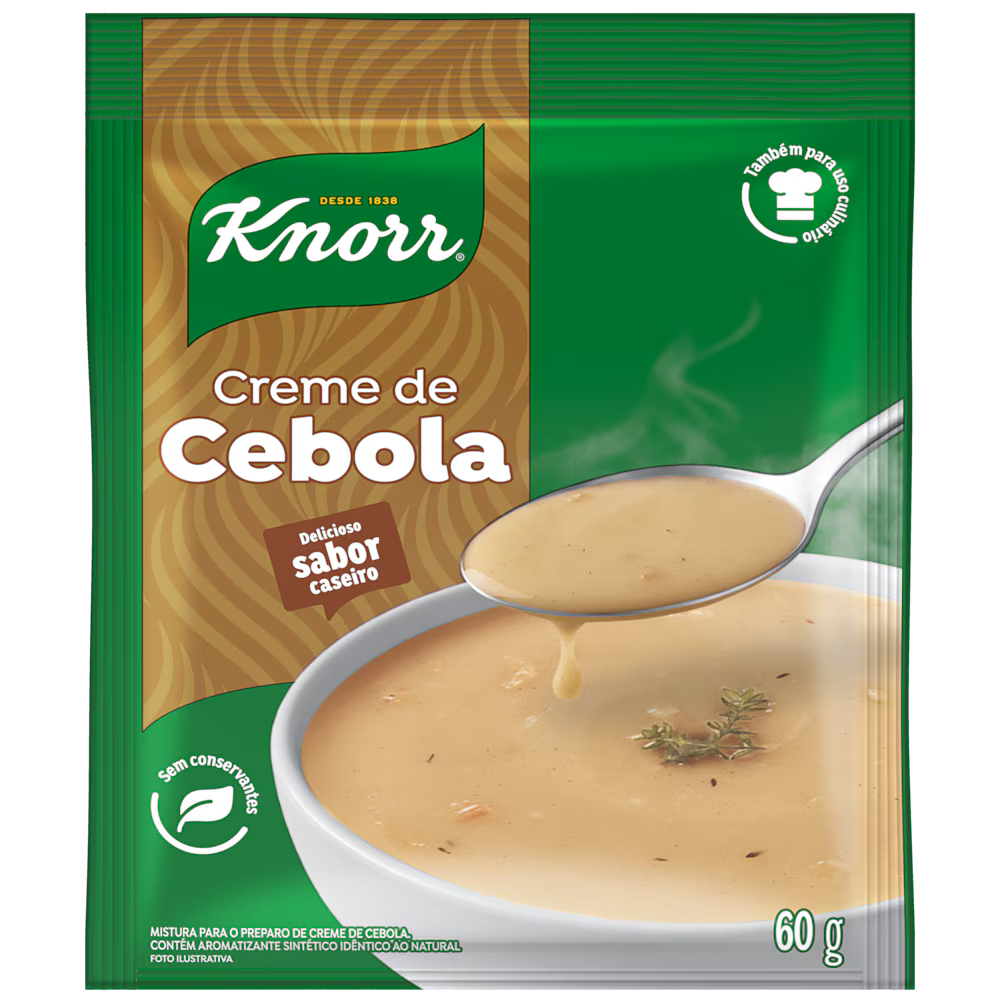Creme de Cebola / Onion Cream Soup & Seasoning Mix - Knorr (60g)