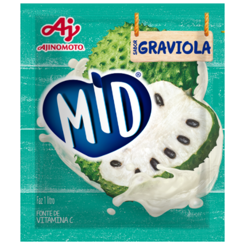 Refresco MID Graviola / Soursop flavored instant drink powder - MID (20g)