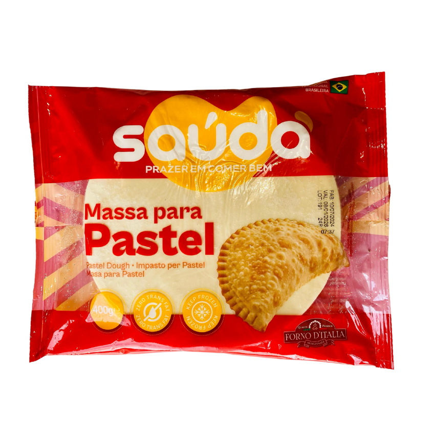 Massa de Pastel DISCO / Pastel Dought ROUND - Forno D´Italia (400g)