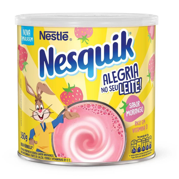 Nesquik Morango / Strawberry Nesquik - Nestlé (380g) – Brazil & Co.
