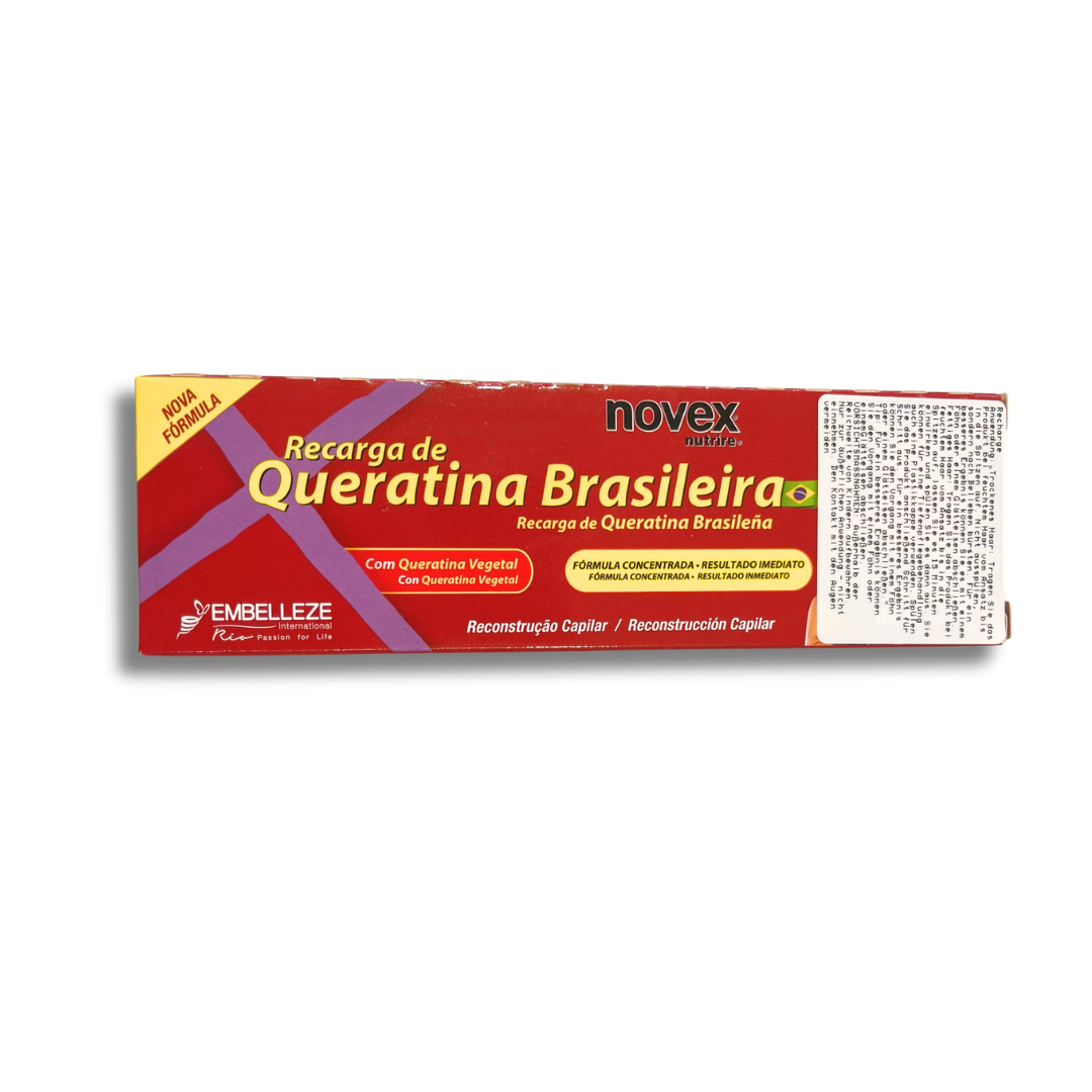 Recarga de Queratina Brasileira - Brazilian Keratin Recharge - Novex (80g)
