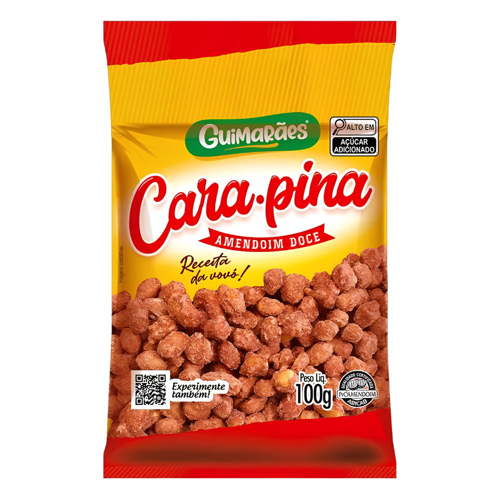 Amendoim Doce Cara-Pina / Caramelized Peanuts - Guimarães (100g)