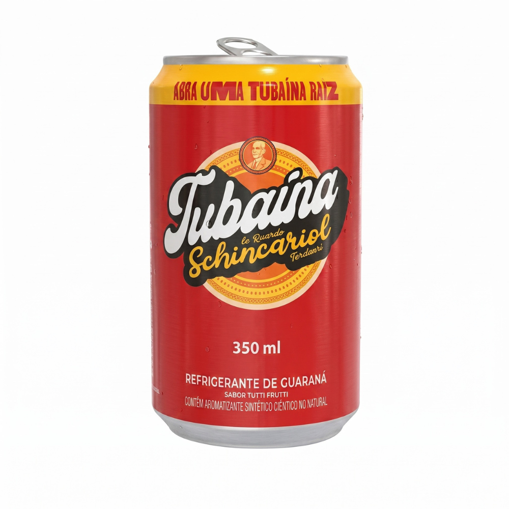 Tubaína / Tubaina Tutti-Frutti Soda - Schincariol (350ml)