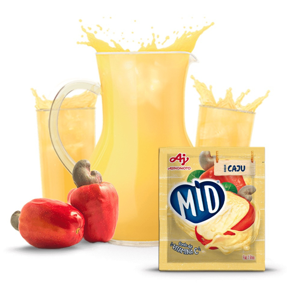 Refresco MID Cajú / Powdered Drink Mix Cashew Flavor - MID (20g)