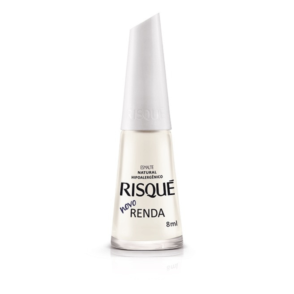 Esmalte Renda Natural / Nail Polish Natural White - Risqué (8ml)