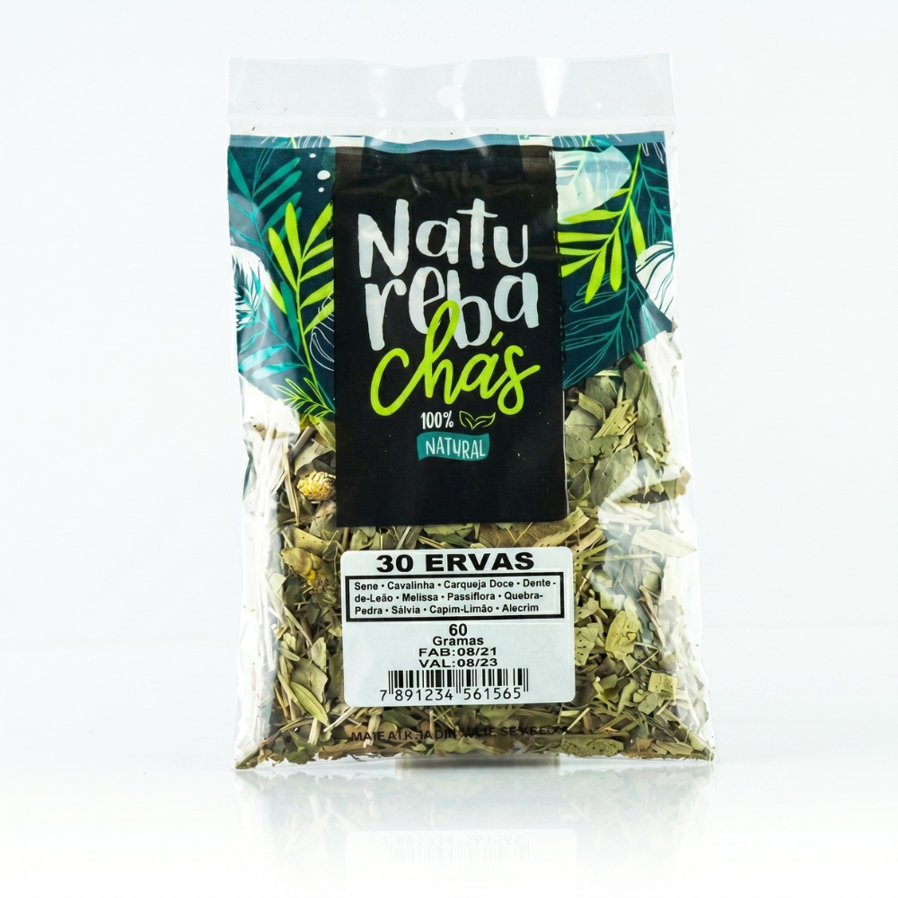 Chá 30 Ervas / 30 Herbs Tea - Natureba (50g)