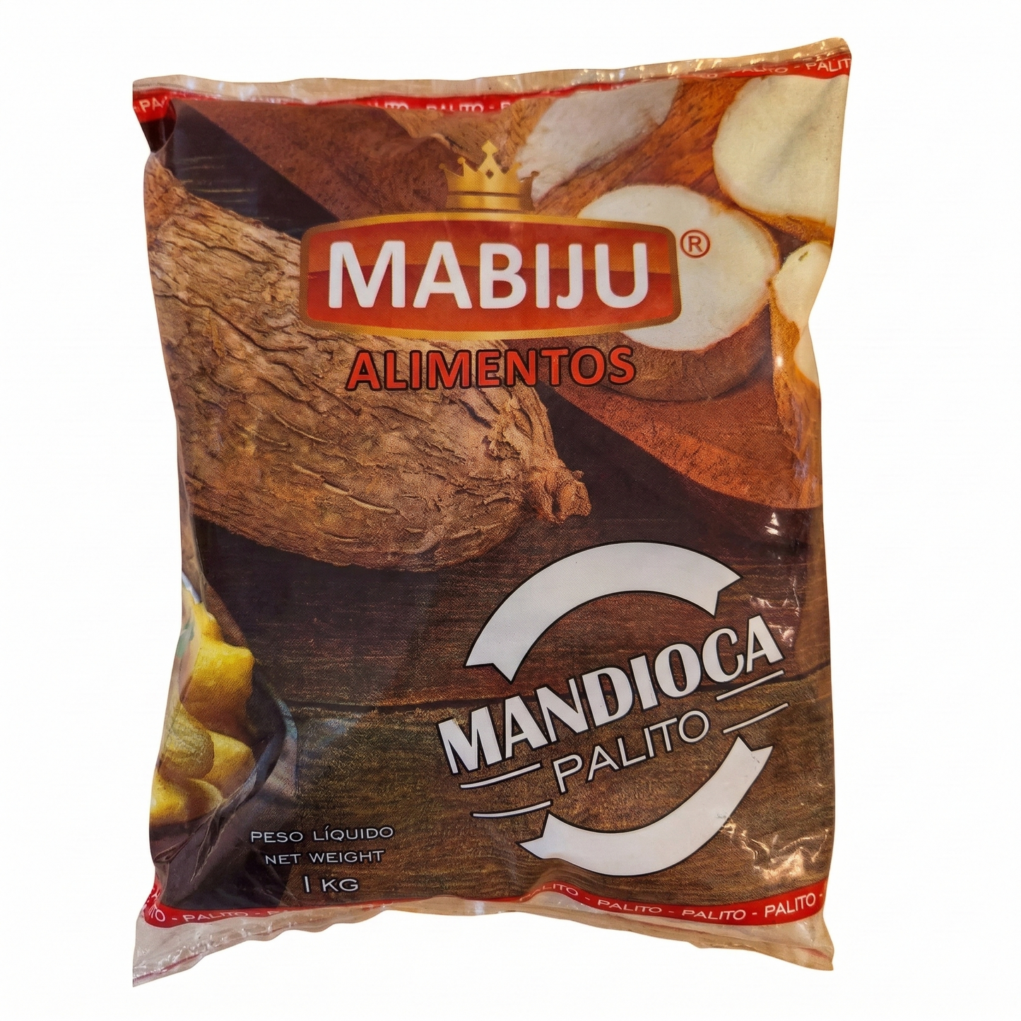 Mandioca Palito Congelada / Frozen Cassava Sticks - Mabiju (1kg)