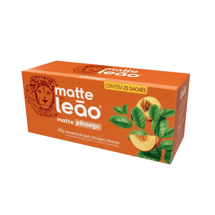 Chá Matte Pêssego / Mate Tea with Peach - Leão (30g)