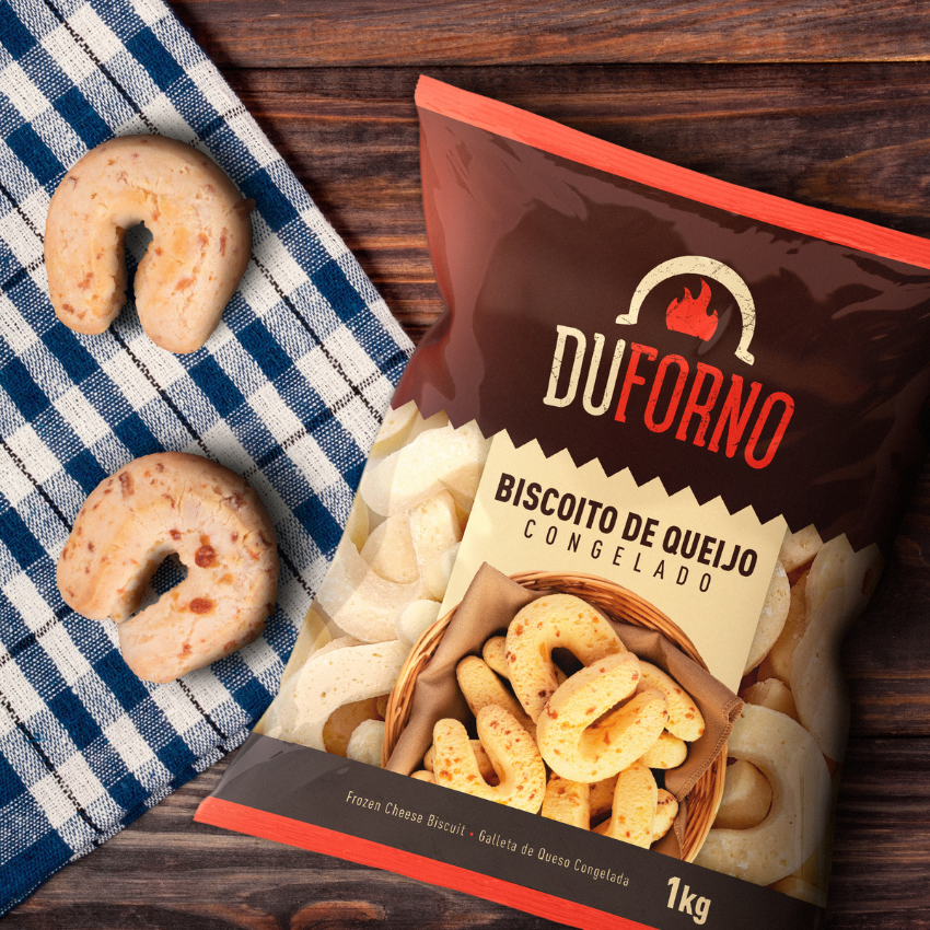 Chipa Biscoito de Queijo Ferradura / Cheese Buns - DuForno (1kg)