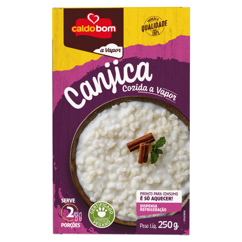 Canjica à Vapor / Steamed White Canjica - Caldo Bom (250g)