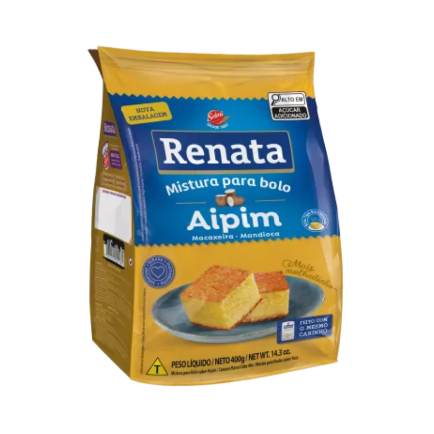 Mistura para Bolo de Aipim / Cassava Cake Mix - Renata (400g)