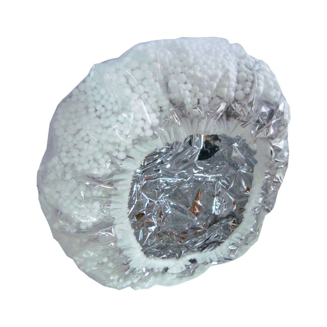 Touca Metalizada com Isopor - Metalized Cap with styrofoam