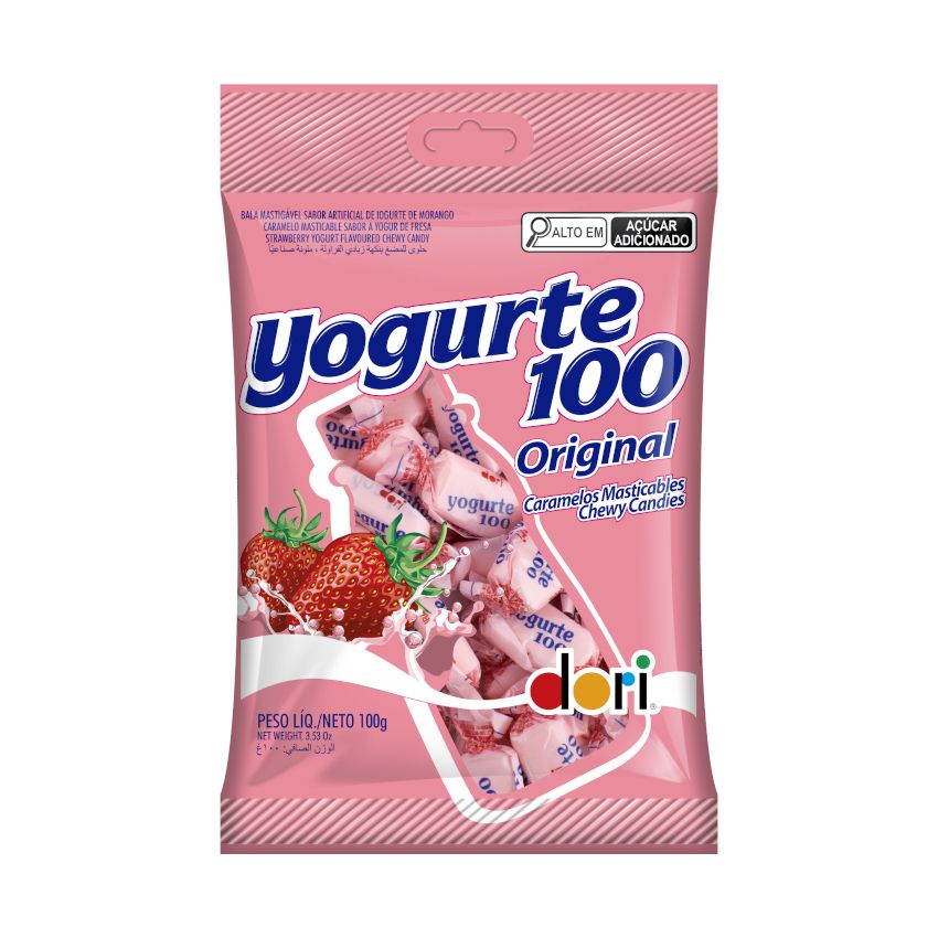 Bala Yogurte 100 / Yogurt Flavoured Chewy Candy - Dori (100g)
