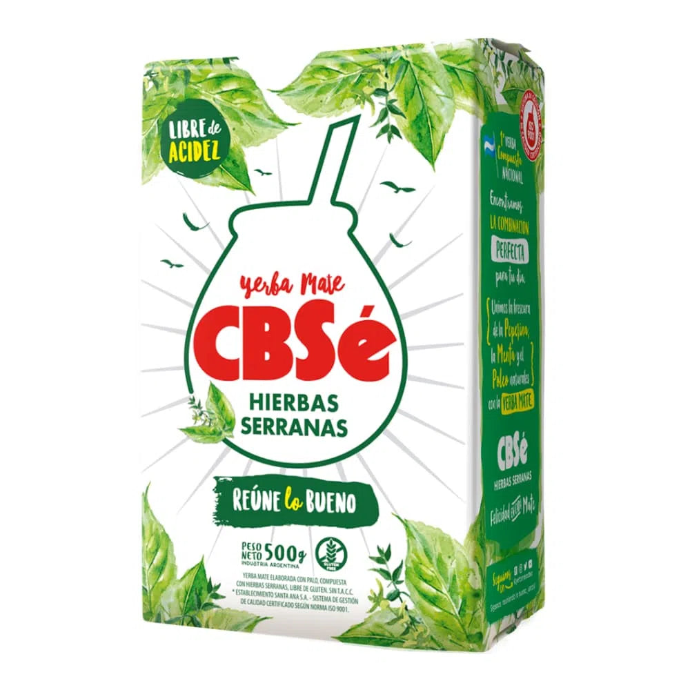 Yerba Mate con Hierbas Serranas / Yerba Mate with Mountain Herbs - CBSé (500g)