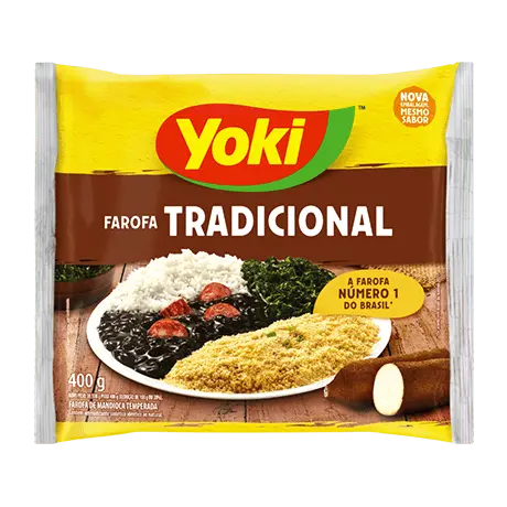 Farofa Pronta Tradicional / Spiced Manioc Flour - Yoki (400g)