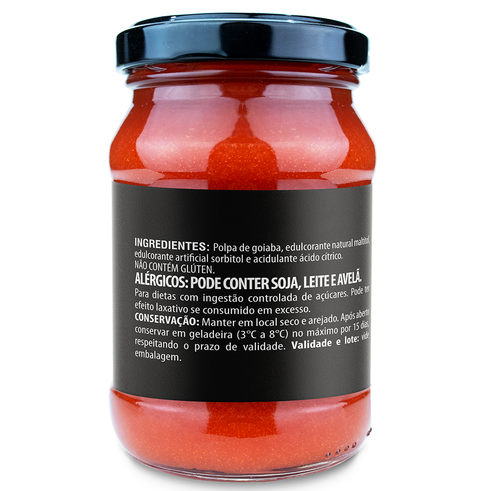 Goiabada Gourmet Zero Açúcar / Sugar-Free Gourmet Guava Paste - Predilecta (220g)