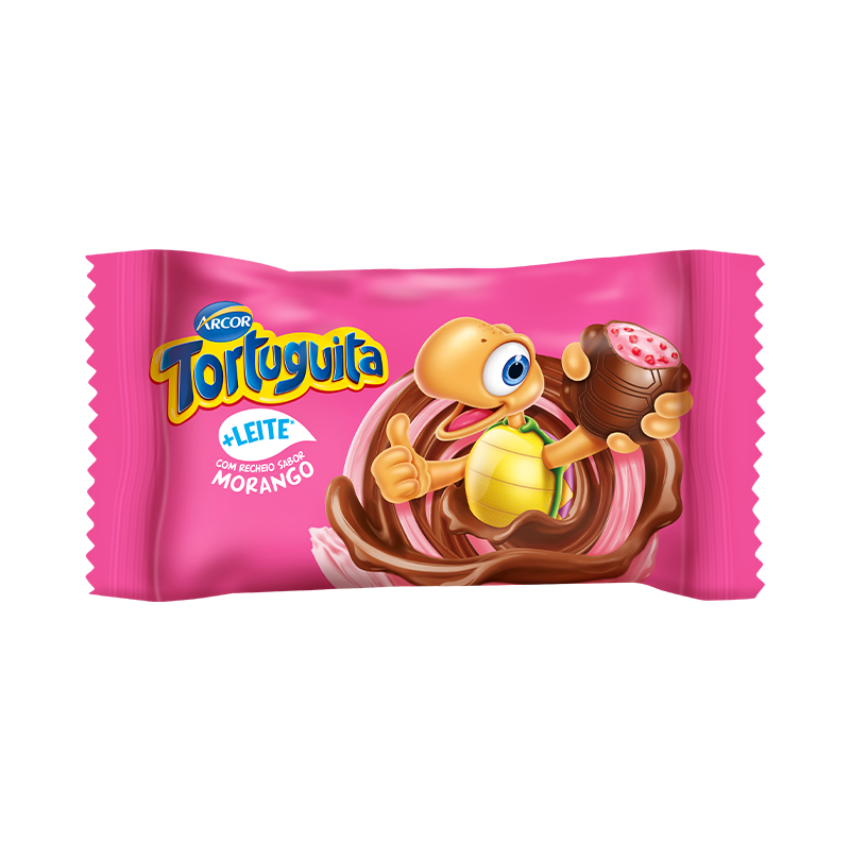 Tortuguita Morango / Tortuguita Strawberry Chocolate - Arcor (15,5g)