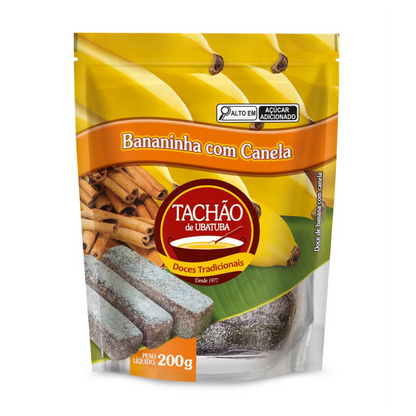 Bananinha Tachão com Canela / Banana Candy with Cinnamon - Tachão (200g)