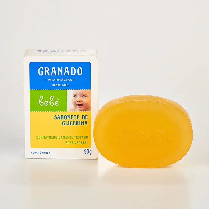 Sabonete em Barra de Glicerina Tradicional / Classic Glycerin Bar Soap - Granado (90g)