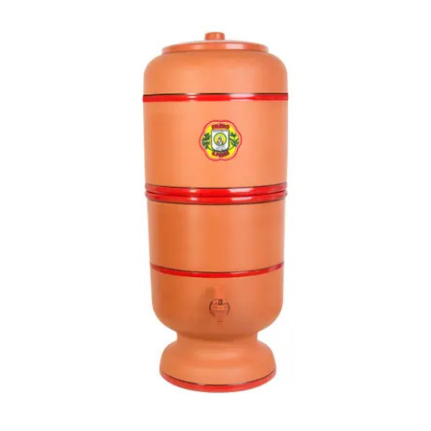 Filtro de Barro / Water Ceramic Filter - São Pedro (8 liters - 2 Triple Safe Filtration System)