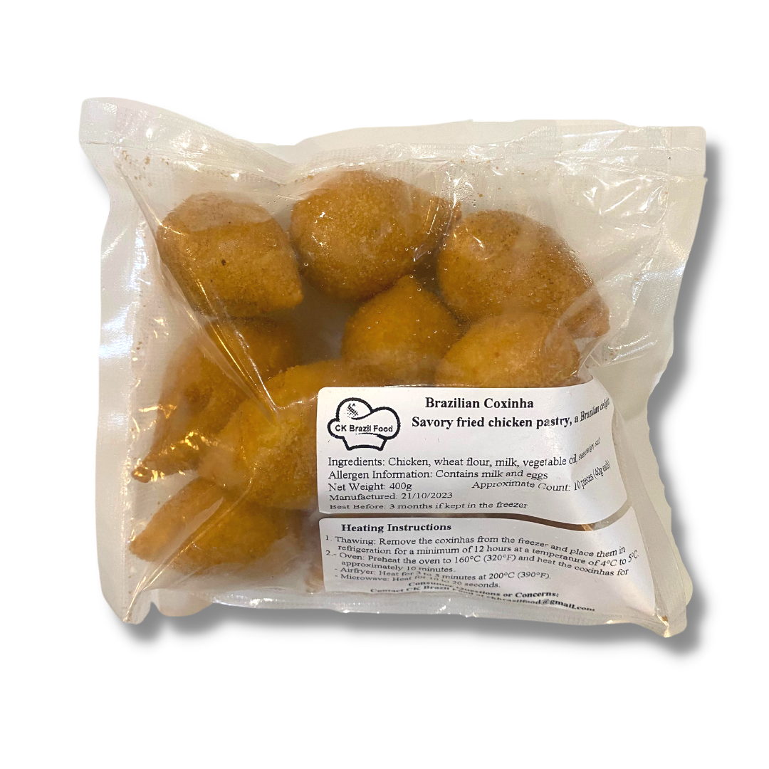 Coxinha de Frango Pré-Frita (10 un. - 400g)