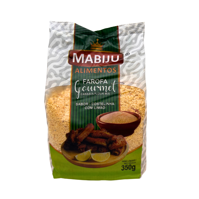 Farofa de Costelinha com Limão / Manioc Flour with Ribs with Lemon - Mabiju (350g)