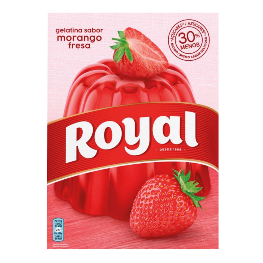 Gelatina Morango / Strawberry Gelatin - Royal (114g - 2x57g)