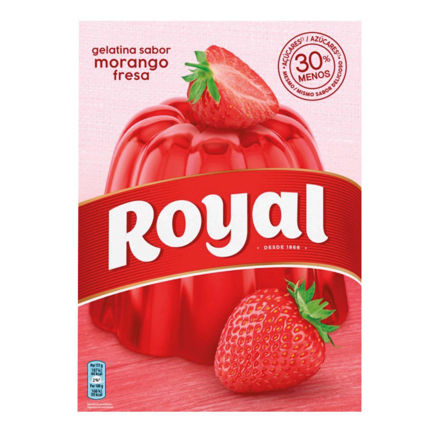 Gelatina Morango / Strawberry Gelatin - Royal (31g)