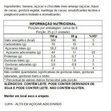 Bananinha Coberta com Chocolate / Chocolate Covered Banana Candy - Tachão (200g)
