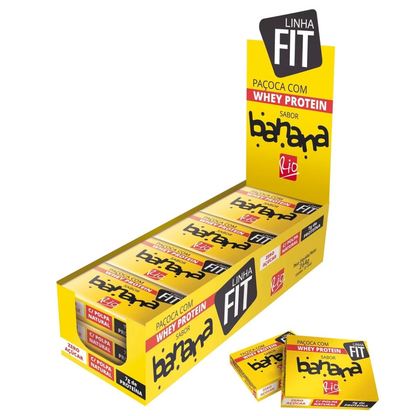 Paçoca com Whey Protein e Banana / Paçoca with Whey Protein & Banana - Moreninha do Rio (264g)