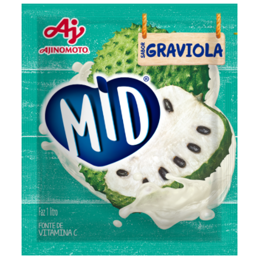 Refresco MID Graviola / Soursop flavored instant drink powder - MID (25g)