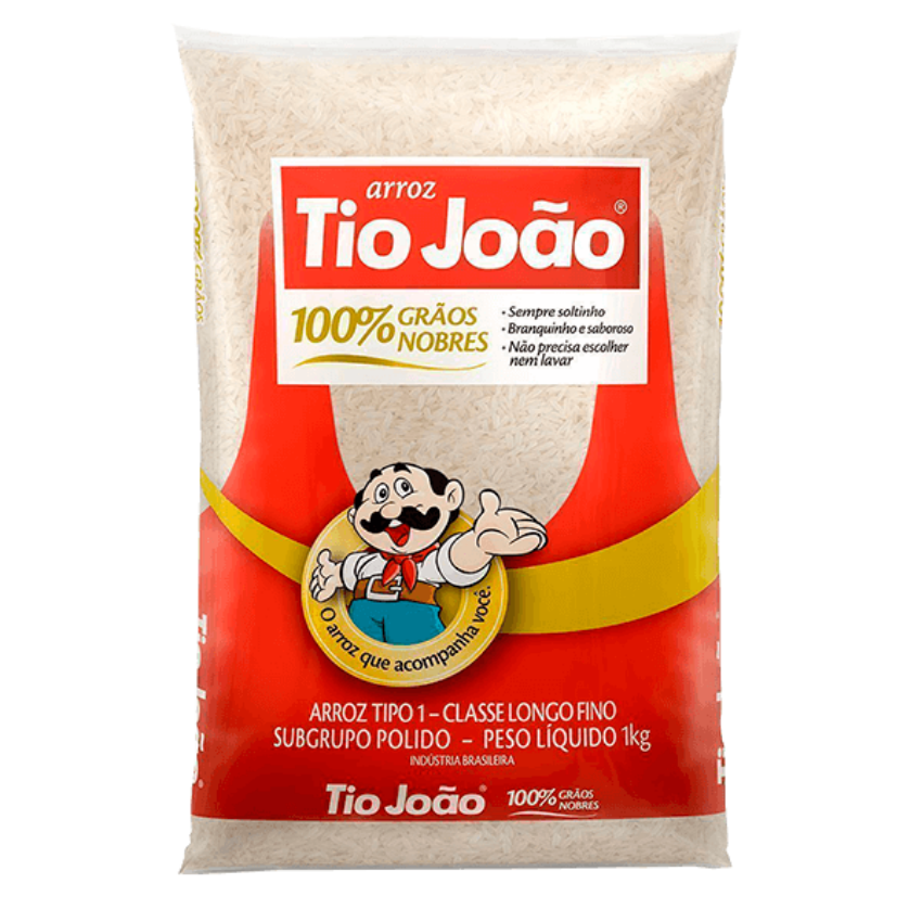 Arroz Branco - Tio João (1kg)