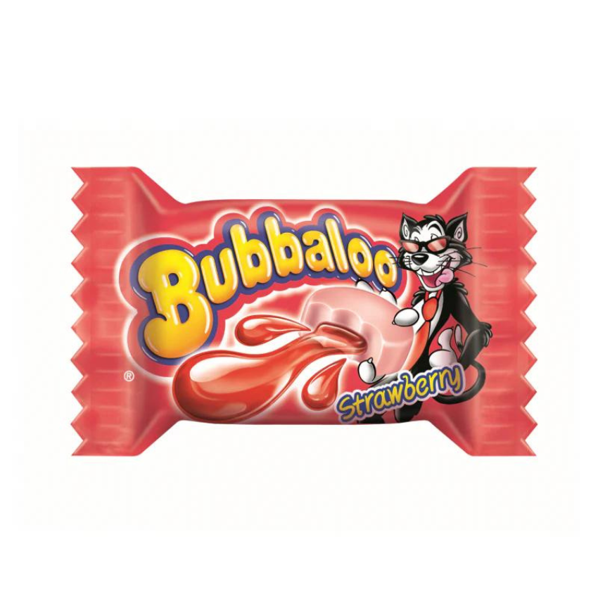 Chiclete de Morango / Chewing gum Strawberry - Bubbaloo