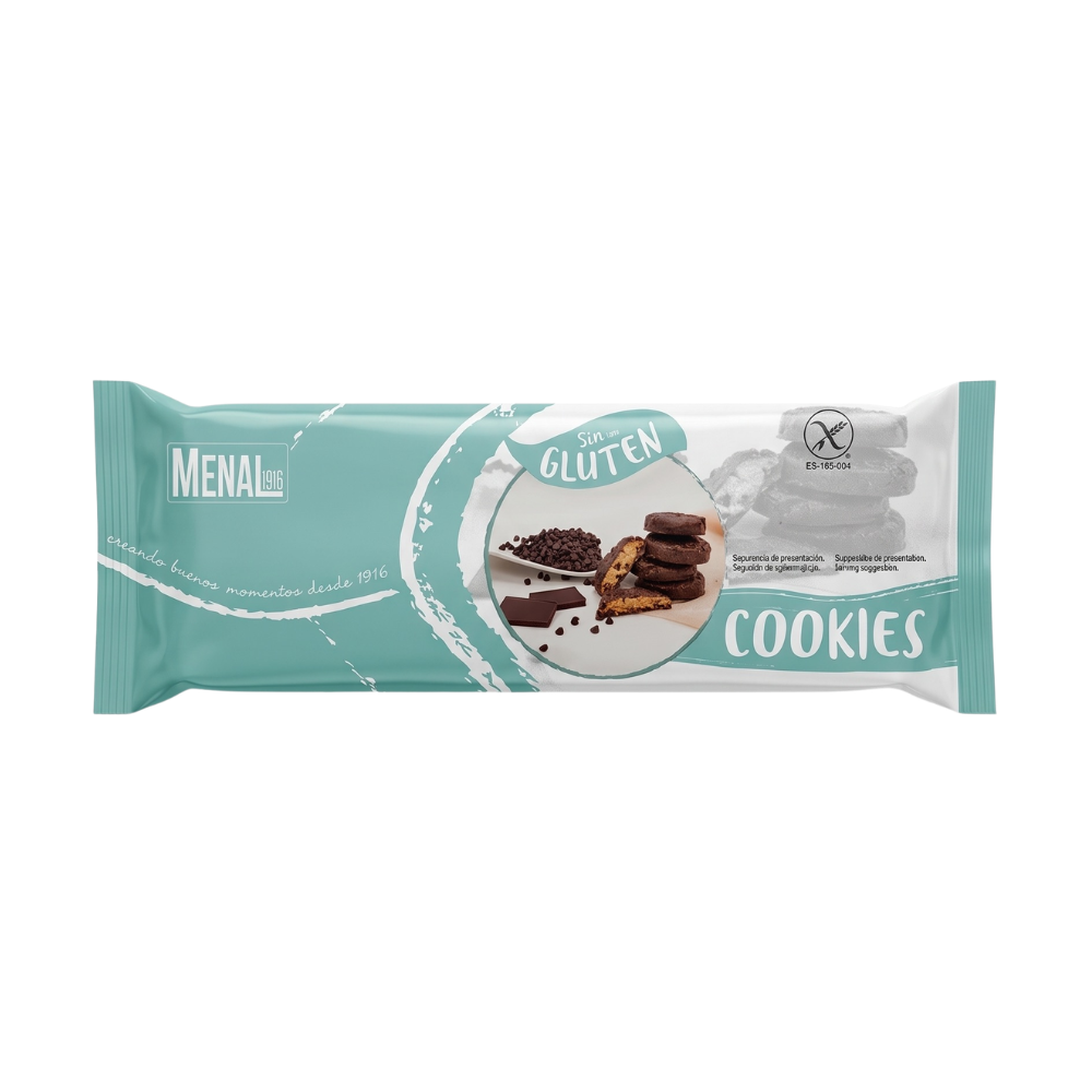 Cookies com Gotas de Chocolate Cobertos com Cacau / Chocolate Covered Chocolate Chip Cookies - Menal (230g)