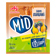 Refresco MID Guaraná / Guaraná flavored instant drink powder - MID (20g)