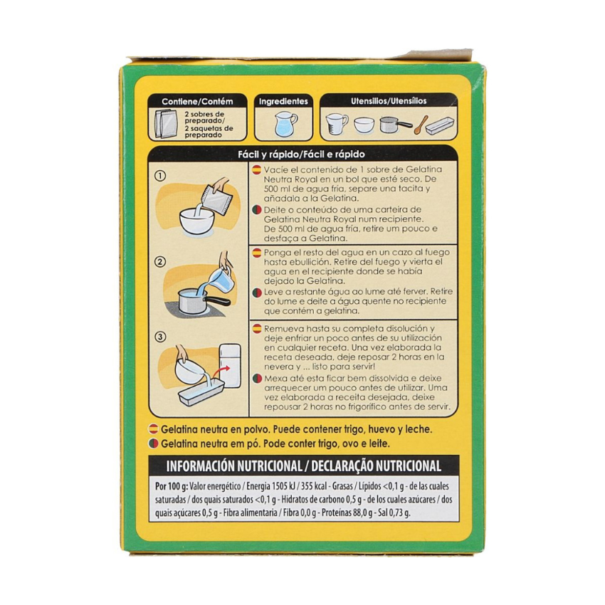 Gelatina Sem Sabor / Unflavored Gelatin - Royal (20g)