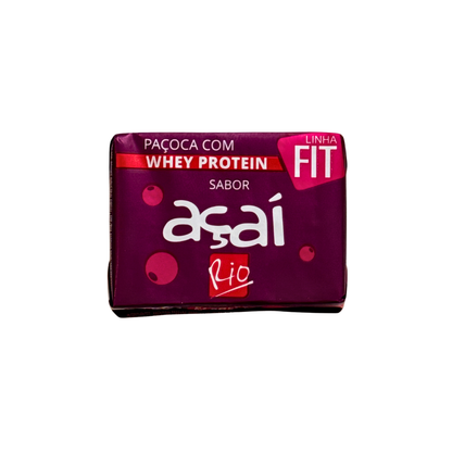 Paçoca com Whey Protein e Açaí / Paçoca with Whey Protein & Acai - Moreninha do Rio (264g)