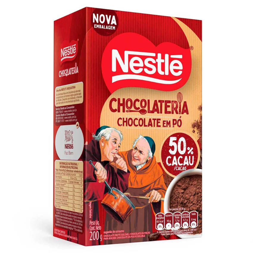 Chocolate em Pó 50% Dois Frades / Chocolate Powder 50% Cocoa - Nestlé (200g)