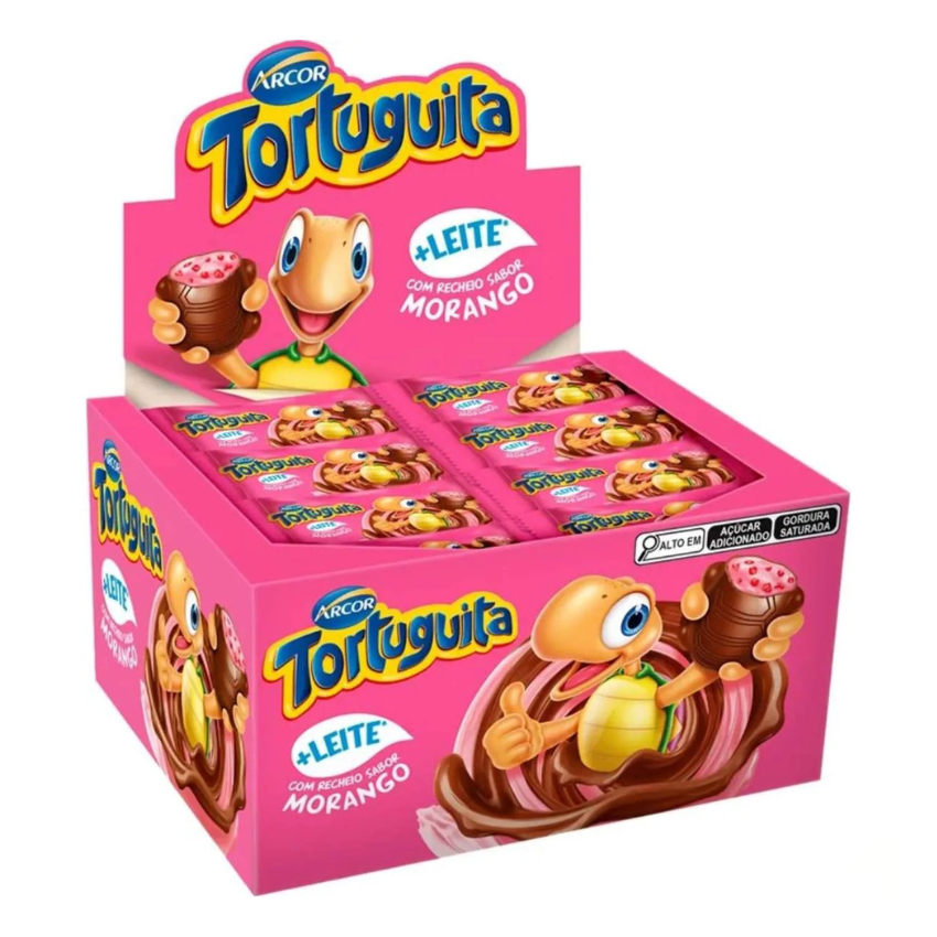 Tortuguita Morango / Tortuguita Strawberry Chocolate - Arcor