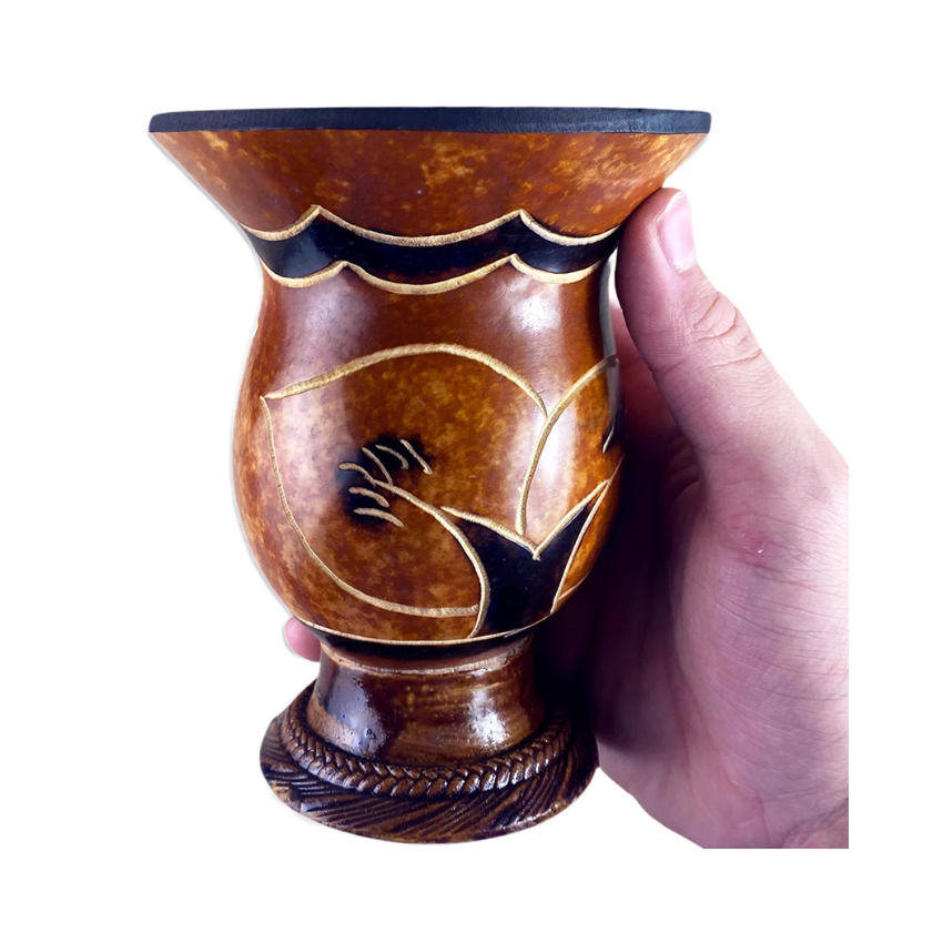 Cuia Porongo Martelada Para Chimarrão / Mate Tea Gourd
