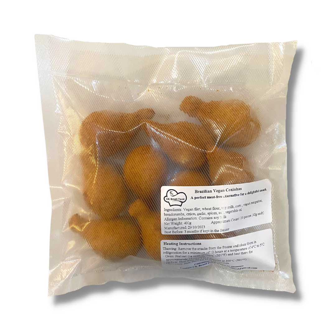 Coxinha Vegana Pré-Frita (10 un. - 400g)