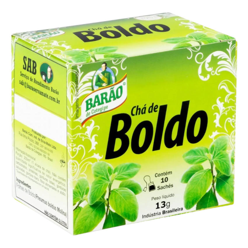 Chá de Boldo / Boldo Tea - Barão (13g)