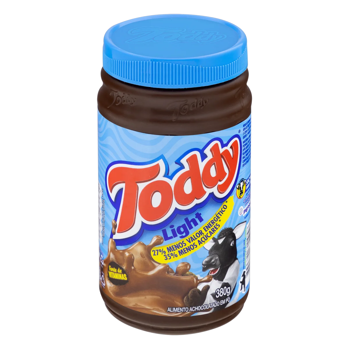 Achocolatado em Pó Light /  Light Chocolate Drink Powder - Toddy (380g)
