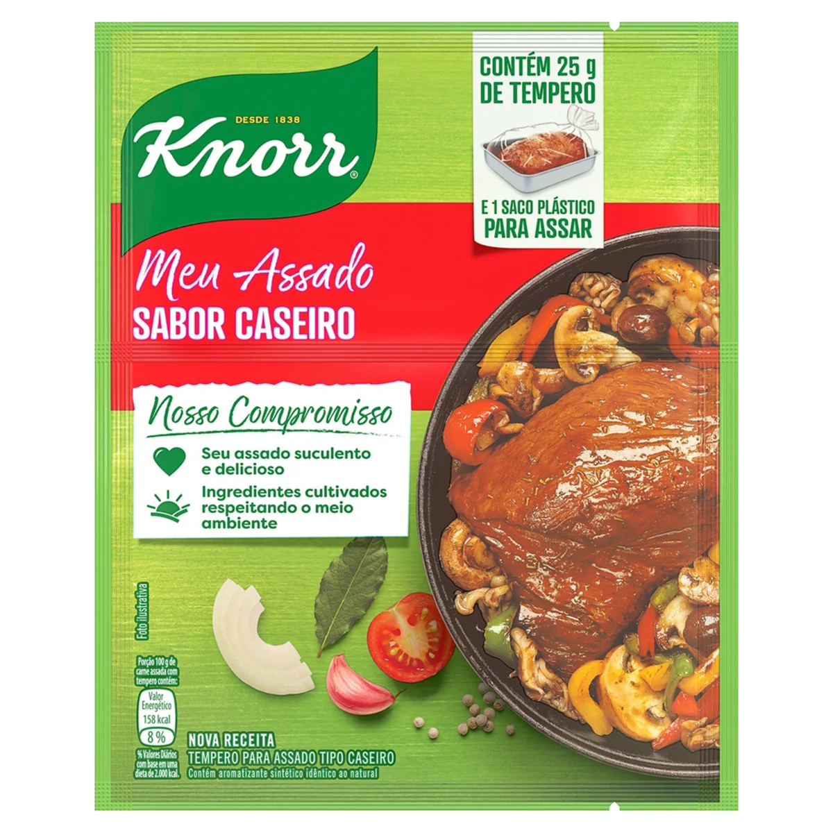 Tempero Meu Assado Sabor Caseiro / Home Style Seasoning Mix - Knorr (25g)
