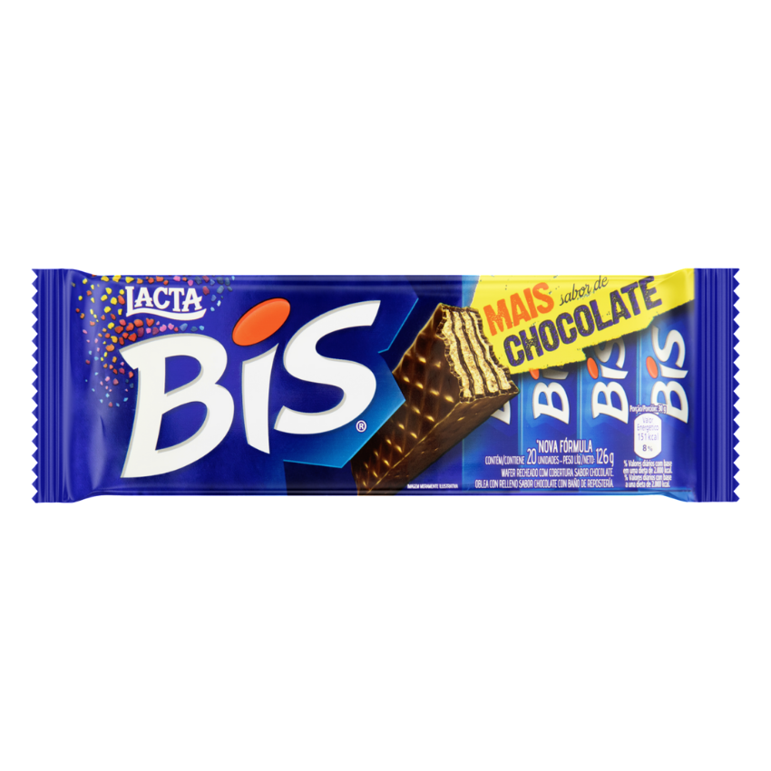 Chocolate Bis / Chocolate Waffles Bis - Lacta (100g)