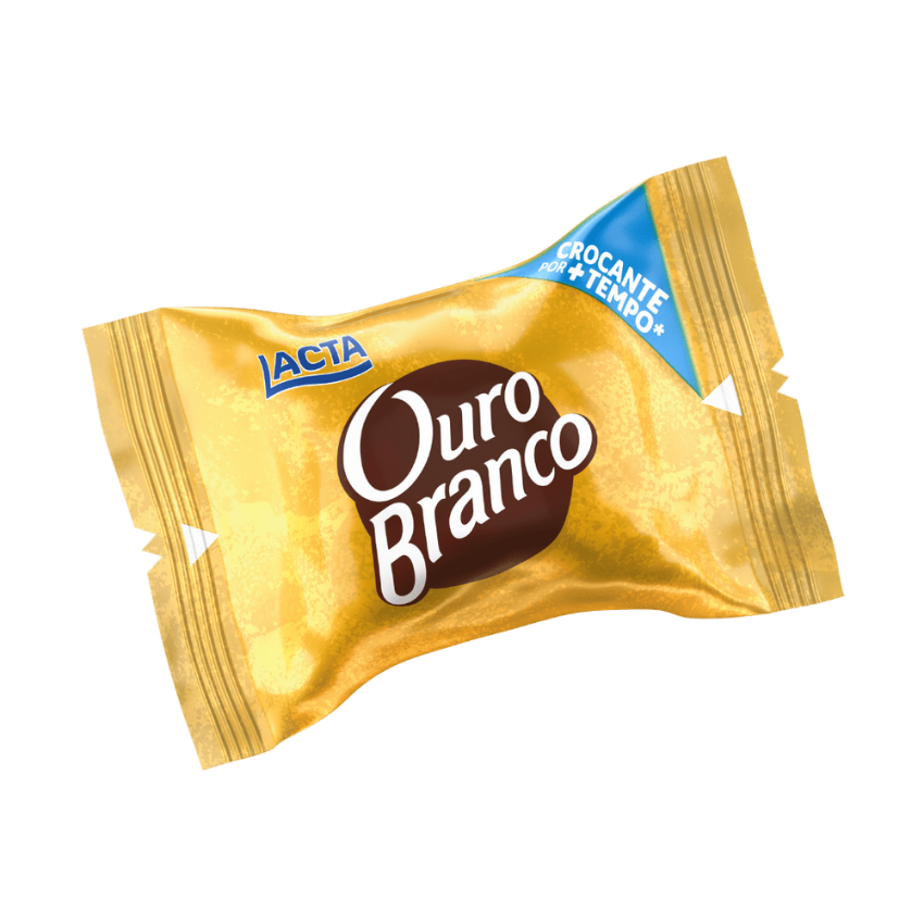 Chocolate Bombom Ouro Branco / White Chocolate Bonbon - Lacta (Unit)