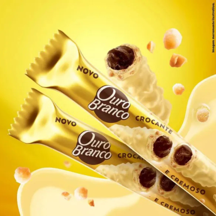 Wafer Ouro Branco - Lacta (25g)