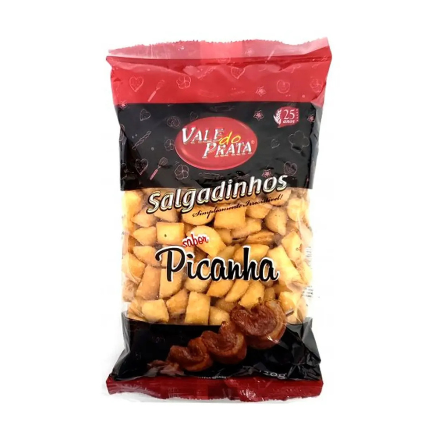 Salgadinho Sabor Picanha - Picanha-Flavored Snack / Vale do Prata (120g)