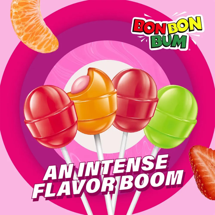 Assorted Lollipops Bon Bon Bum - Colombina (408g - 24 units)
