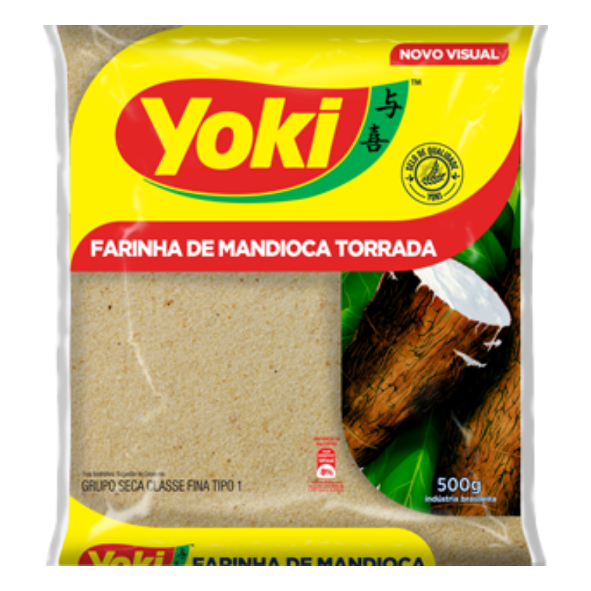 Farinha de Mandioca Torrada / Manioc Flour Roasted - Yoki (500g)